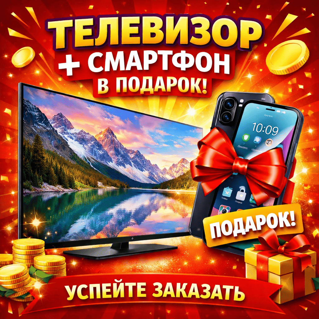 Телевизор + смартфон